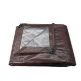6 FT. X 8 FT. BROWN/SILVER HEAVY-DUTY TARP