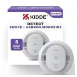 KIDDE 10-YEAR BATTERY POWERED COMBINATION SMOKE AN