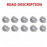 $110 SATURN STAINLESS STEEL BED/BATH DOOR KNOB 8-P