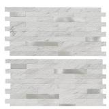 MARBLE WHITE 11.6 IN. X 5.9 IN. X 0.12 IN. VINYL A