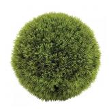 1 LOT (2) 9 IN. H INDOOR GREEN PLASTIC CONTEMPORAR