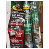 1 LOT (3) ASSORTED WEED BARRIER