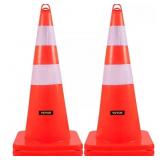 TRAFFIC SAFETY CONES, 6-PACK TRAFFIC CONES, 28 IN.