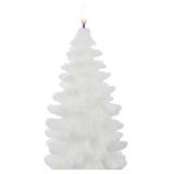 RAZ IMPORTS 4.25" X 8" WHITE CHRISTMAS TREE CANDLE