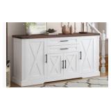 $400 63" FARMHOUSE BUFFET CABINET 63" BUFFET CABIN