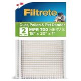 FILTRETE 18X20X1 AC FURNACE AIR FILTER, MPR 700, M