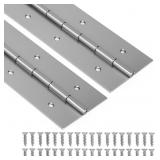 2 PCS HEAVY DUTY PIANO HINGE 48 INCH X 3 INCH, 0.0