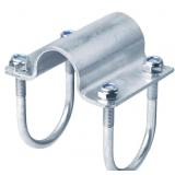 4 PACK 2-3/8" X 1-5/8" OD U-BOLT CROSS CLAMPS, LOO