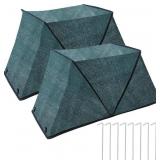 2PACK FOLDABLE PLANT SHADE TENT, RAISED GARDEN BED