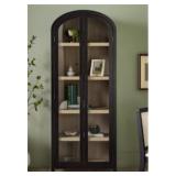 SARACINA HOME 76" 5SHELFVARCHED BOOKCASE CABINET