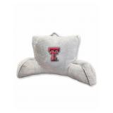 1 LOT (3) TEXAS TECH DOUBLE T PLUSH BACKREST PILLO
