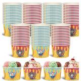 MIMOROU 50 PCS 8 OZ ICE CREAM DRIP BASEBALL PAPER
