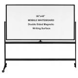 $400 INNOVART MOBILE WHITEBOARD 96" X 48", 360ï¿½ RE