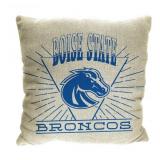 1 LOT (2) NCAA BOISE STATE BRONCOS 26 X 26 WOVEN T