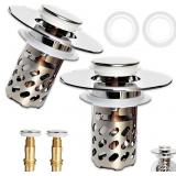 1 LOT OF 1-2PCS BATHROOM SINK DRAIN STRAINER, STOP