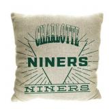 1 LOT OF (2) NCAA CHARLOTTE 49ERS 26 X 26 WOVEN TA