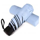 WAUPPY SMALL TRAVEL UMBRELLA COMPACT FOR UV PROTEC
