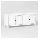 $175 TRADITIONAL STORAGE TV STAND WITH DOORS AND S
