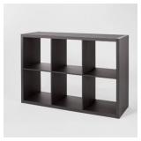 6 CUBE ORGANIZER BLACK OAK - BRIGHTROOMï¿½