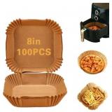 1 LOT OF (5) AIR FRYER PARCHMENT PAPER LINERS 100P