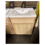 24IN SINGLE BOWL INFINISHED VAINTY W/ SINK