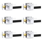 $109 PROBRICO SQUARE DOOR HANDLE WITH BLACK LEATHE