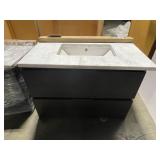 $325 FRESCA 30 X 19 WALL-HUNG VANITY W/ SINK BASIN