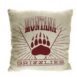 1 LOT OF (2) NCAA MONTANA GRIZZLIES 26 X 26 WOVEN