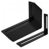 1 LOT OF 1-10 PCS 5-5/8" BLACK ADJUSTABLE L CORNER