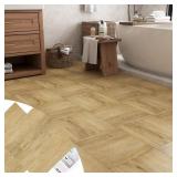 DECOTALK PEEL AND STICK WOOD FLOORING VINYL 30-SHE