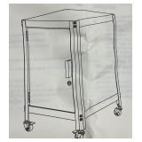 ROOM ESSENTIALS METAL ROLLING UTILITY CABINET 249-