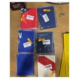 1 LOT OF (6) ASSORTED STATE FLAGS