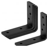 4 PCS HEAVY DUTY L ANGLE BRACKET, CORNER BRACE, 5"
