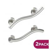 DECORATIVE WAVE GRAB BARS 18 IN. ADA COMPLIANT, LE