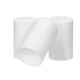 6.75 IN. WHITE FROSTED GLASS CYLINDRICAL PENDANT S