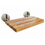$243 20 IN. W WALL MOUNTED TEAK SHOWER SEAT, HOME