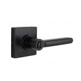 TONEBRIDGE MATTE BLACK BED/BATH DOOR LEVER WITH SQ
