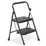 2-STEP REACH FOLDING NON-SLIP STEEL STEP STOOL, 80