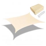16 FT. X 20 FT. HDPE SUN SHADE SAIL RECTANGLE CANO