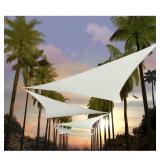 28 FT. X 28 FT. X 28 FT. WHITE TRIANGLE SHADE SAIL