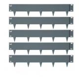 STEEL LANDSCAPE EDGING 5-PACK, 39 IN. L X 4 IN. H