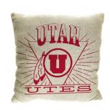 1 LOT OF (2) NCAA UTAH UTES 26 X 26 WOVEN TAPESTRY