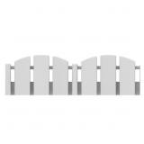 1 LOT (2) 15 FT. X 4.5 IN. WHITE DECORATIVE ADIRON