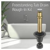 $132 OATEY 4-IN ABS FREESTANDING BLACK DRAIN/OVERF