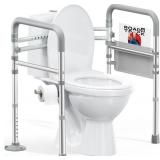 HOMLAND TOILET SAFETY RAILS FOR SENIORS, ADJUSTABL