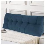 71 IN. L X 20 IN. W X 8 IN. H BLUE PLUSH READING P