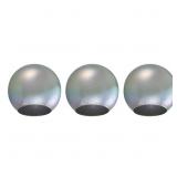 6.38 IN. MULTICOLORED GLASS GLOBE PENDANT SHADE FO