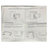 1 LOT OF 15-3 PIECE BRACKET SYSTEM