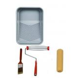 4-PIECE HIGH-DENSITY POLYESTER KNIT PAINT TRAY KIT