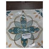 1 LOT (1) HE HAS RISEN GARLAND. (1) VYNAL TILES LI